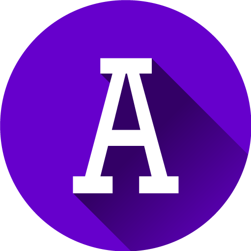 A capital A